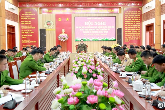 Không để Đề án xây dựng TP. Vinh 'sạch về ma túy' bị ngắt quãng, chậm tiến độ khi không tổ chức công an cấp huyện