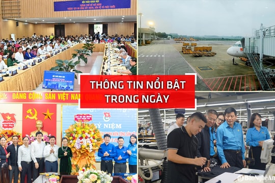Nghệ An: Thông tin nổi bật ngày 25/3