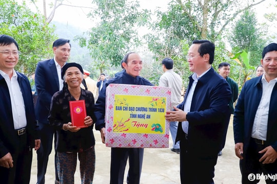 Kết luận của Bí thư Tỉnh ủy về việc xây dựng, sửa chữa nhà cho người có công, người nghèo, người khó khăn về nhà ở