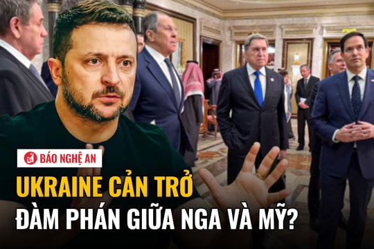 Ukraine cản trở đàm phán giữa Nga và Mỹ?