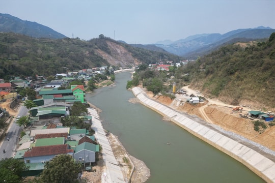 Hoàn thành dự án kè sông Nậm Mộ ở huyện Kỳ Sơn