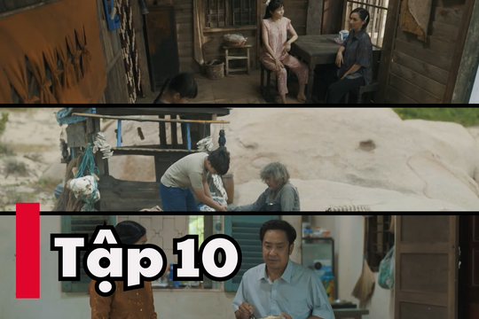 Bộ phim Mẹ Biển tập 10 hôm nay 28/3: Bão đến, tàu thuyền lật hết