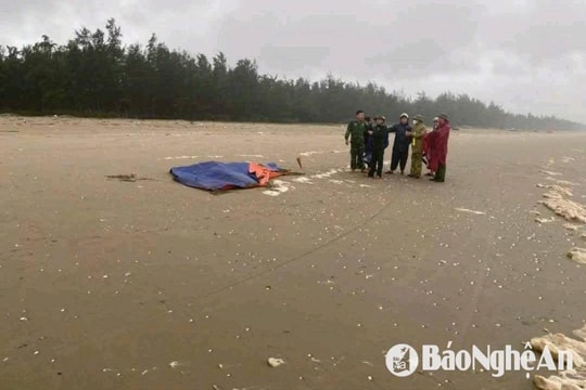 Tìm thấy thi thể nghi là ngư dân vụ chìm tàu cá trên đường vào lạch 11 ngày trước