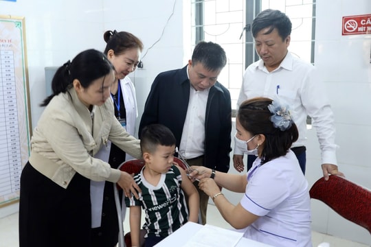 86,5% trẻ từ 6 tháng đến 10 tuổi ở Nghệ An đã được tiêm vắc-xin sởi