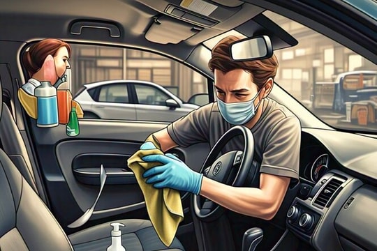 8 cách đơn giản giúp loại bỏ vi khuẩn trên xe hơi
