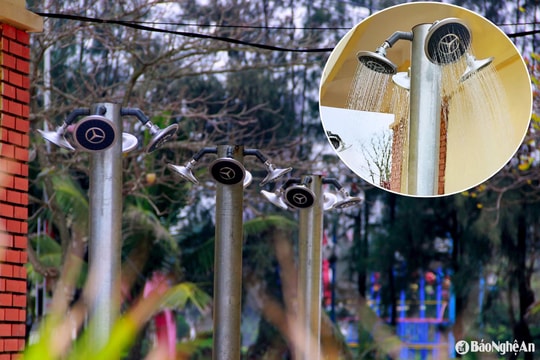 Hệ thống tắm nước ngọt tại biển Cửa Lò sẽ hoạt động trước ngày 10/4