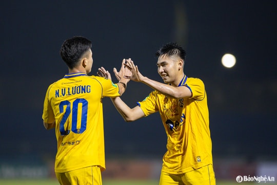 Những điểm nhấn trong chiến thắng của Sông Lam Nghệ An ở tứ kết Cúp Quốc gia