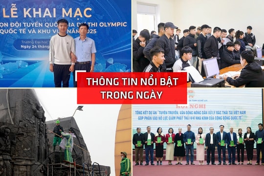 Nghệ An: Thông tin nổi bật ngày 31/3