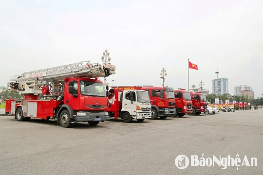 Thông báo cấm đường tại TP. Vinh phục vụ tổ chức Hội thi thể thao nghiệp vụ chữa cháy và cứu nạn, cứu hộ