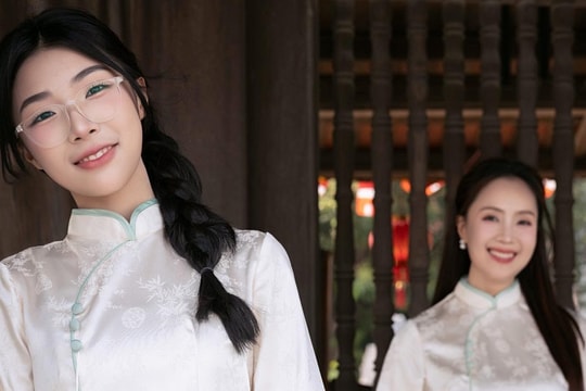 Con gái xinh như hoa hậu của diễn viên Hồng Diễm