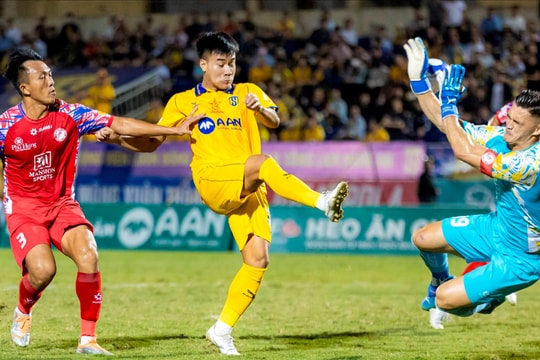 Những con số thống kê trận Sông Lam Nghệ An gặp Câu lạc bộ Thành phố Hồ Chí Minh