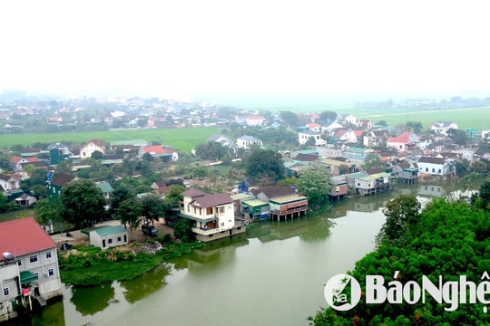 Xây dựng nhà lấn chiếm kênh Vũ Giang ở Yên Thành