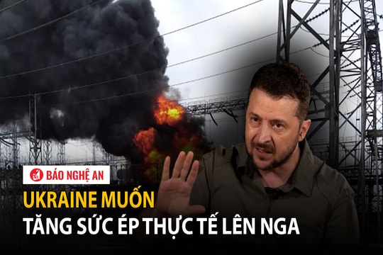 Ukraine muốn tăng sức ép thực tế lên Nga