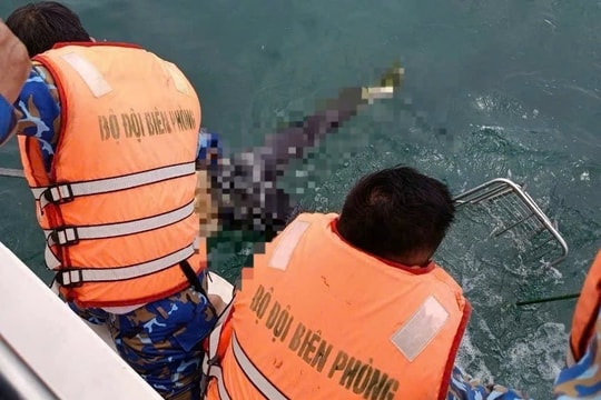 Phát hiện thi thể gần khu vực tàu cá chìm trên đường vào lạch Quèn