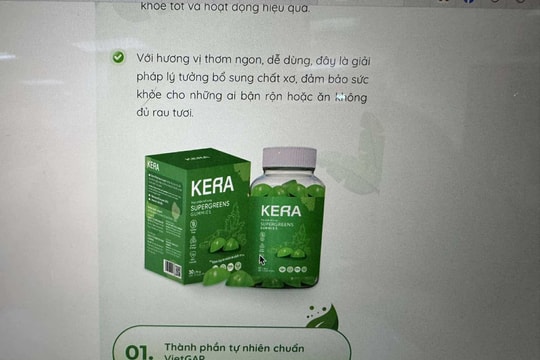 Đề nghị xử phạt hơn 224 triệu đồng đối với cơ sở sản xuất kẹo rau củ Kera