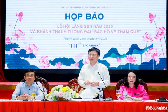 Nghệ An công bố chương trình Lễ hội Làng Sen 2025 với nhiều hoạt động văn hóa, thể thao, du lịch đặc sắc