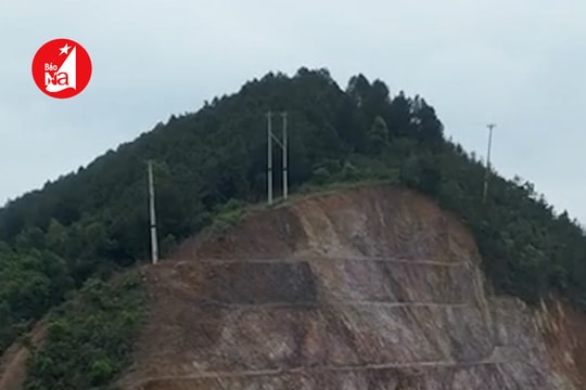 Dự án xử lý sạt lở núi Nguộc đã chính thức hoàn thành