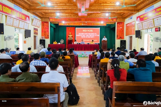 Cử tri huyện Đô Lương kiến nghị nhiều nội dung với đại biểu Quốc hội đoàn Nghệ An