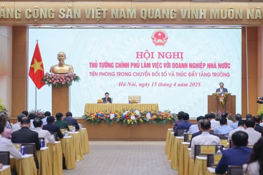 Thủ tướng làm việc với doanh nghiệp Nhà nước về chuyển đổi số, thúc đẩy tăng trưởng