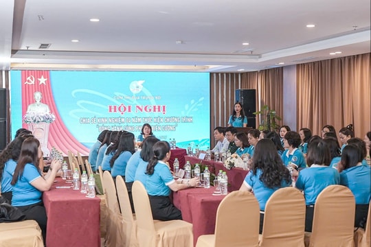 Hội nghị chia sẻ kinh nghiệm thực hiện Chương trình 'Đồng hành cùng phụ nữ biên cương' cụm thi đua Trung Bộ