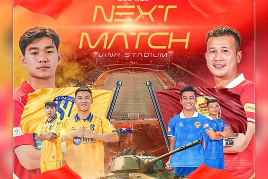 Sông Lam Nghệ An mời cổ động viên là cựu chiến binh, thương binh đến dự khán trận gặp đội Quảng Nam