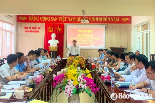 Ban Nội chính Tỉnh ủy góp ý vào Dự thảo 'Lịch sử ngành Nội chính Đảng tỉnh Nghệ An giai đoạn 1976 - 2026'