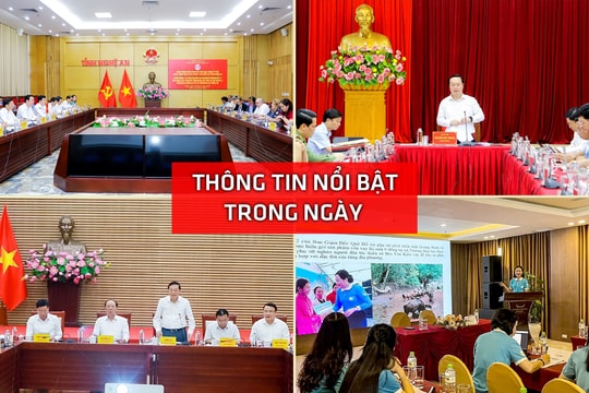 Nghệ An: Thông tin nổi bật ngày 18/4
