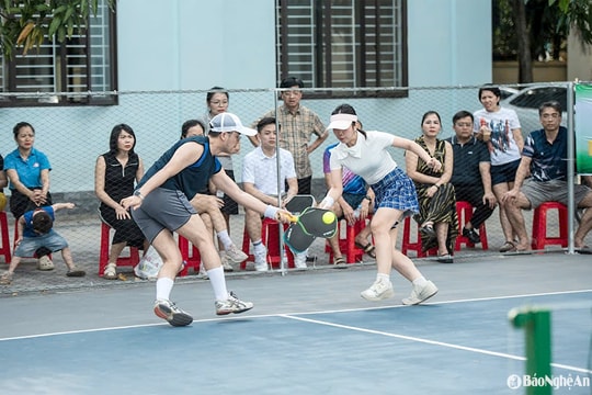 Sở Nông nghiệp và Môi trường Nghệ An khai mạc giải Pickleball chào mừng 50 năm Ngày Giải phóng miền Nam