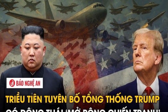 Triều Tiên tuyên bố Tổng thống Trump có động thái ‘mở rộng chiến tranh’