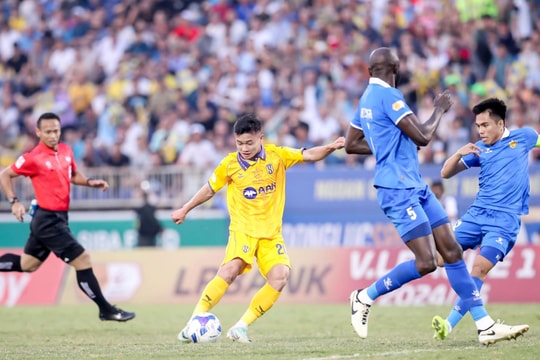 Những điểm nhấn trong trận hòa của Sông Lam Nghệ An tại vòng 19 V.League