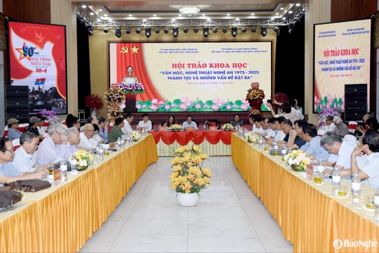 Hội thảo ‘Văn học, nghệ thuật Nghệ An 1975 – 2025: Thành tựu và những vấn đề đặt ra’