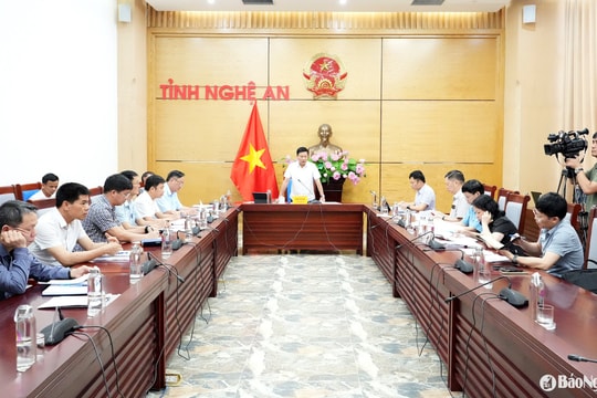 UBND tỉnh Nghệ An họp giải quyết vướng mắc một số dự án giao thông trọng điểm trên địa bàn
