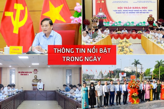 Nghệ An: Thông tin nổi bật ngày 22/4