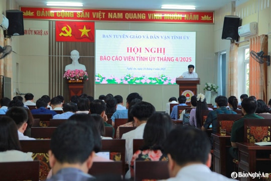 Đội ngũ báo cáo viên Nghệ An phải trăn trở, nâng cao hiệu quả công tác tuyên truyền