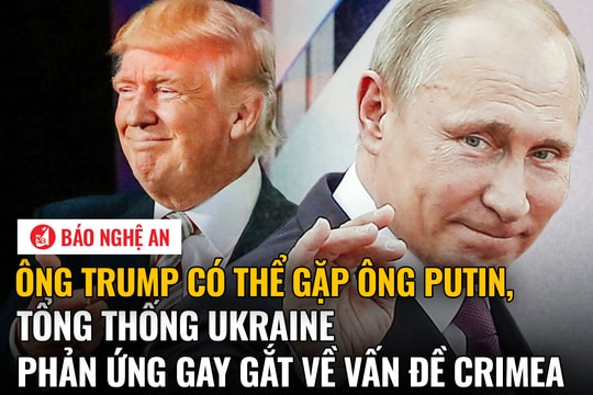 Ông Trump có thể gặp ông Putin; Tổng thống Ukraine phản ứng gay gắt về vấn đề Crimea