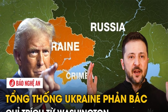 Tổng thống Ukraine phản bác chỉ trích từ Washington