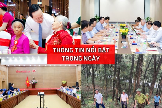 Nghệ An: Thông tin nổi bật ngày 24/4