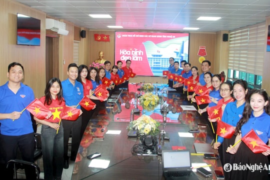 Tuổi trẻ các cơ quan Đảng tỉnh Nghệ An tổ chức ngày hội đoàn viên 'Tự hào một dải non sông'