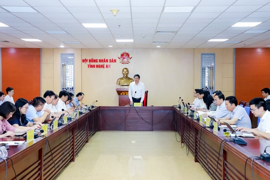 Thường trực HĐND tỉnh Nghệ An họp phiên thường kỳ tháng 4/2025