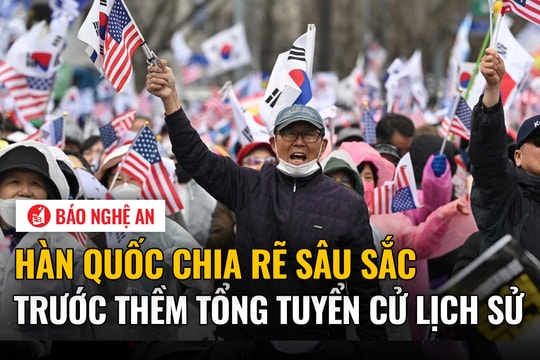 Hàn Quốc chia rẽ sâu sắc trước thềm tổng tuyển cử lịch sử