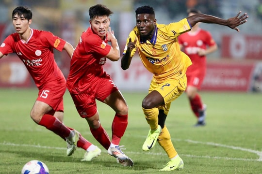 Dư âm trận thua đáng tiếc của Sông Lam Nghệ An trước Thể Công Viettel