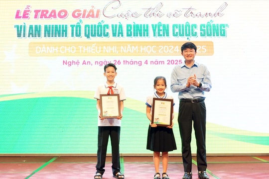 26 tác giả xuất sắc đạt giải Cuộc thi vẽ tranh 'Vì an ninh Tổ quốc và bình yên cuộc sống'