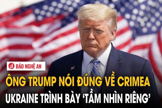 Ông Trump nói đúng về Crimea, Ukraine trình bày ‘tầm nhìn riêng’