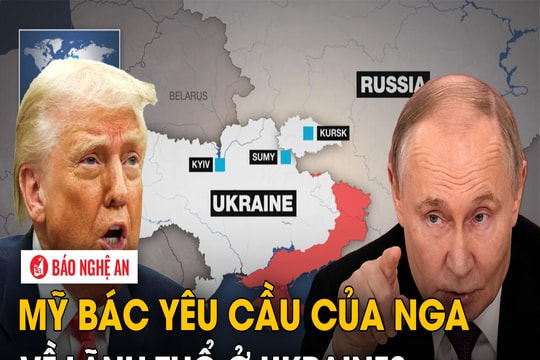 Mỹ bác yêu cầu của Nga về lãnh thổ ở Ukraine?