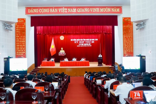 HĐND tỉnh Nghệ An họp xem xét chủ trương sáp nhập xã