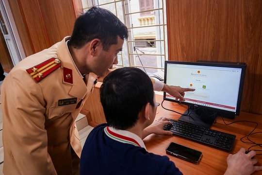 Đổi giấy phép lái xe qua tài khoản VNEID