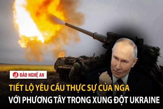 Tiết lộ yêu cầu thực sự của Nga với phương Tây trong xung đột Ukraine