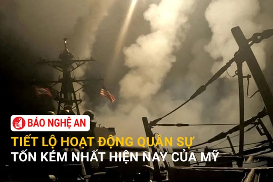 Tiết lộ hoạt động quân sự tốn kém nhất hiện nay của Mỹ