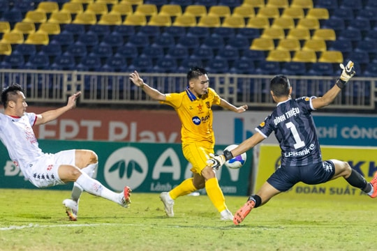 Những con số thống kê cặp đấu Hải Phòng và Sông Lam Nghệ An