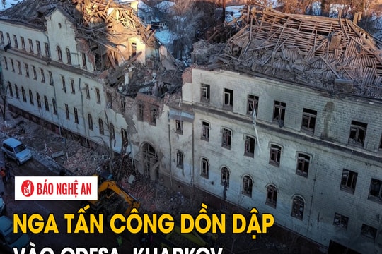 Nga tấn công dồn dập vào Odesa, Kharkov